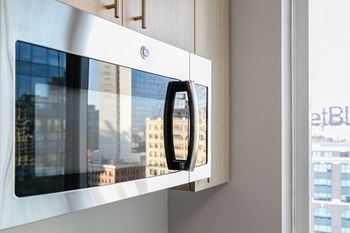 GE microwave at Tower 28, Long Island City, NY, 11101